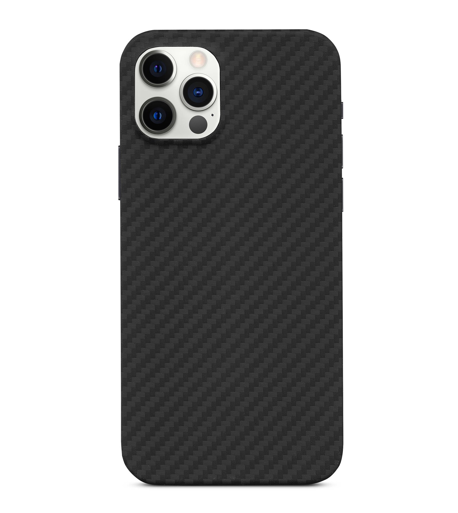 Archive study: close surface detail of a woven ARMID phone case on a white background